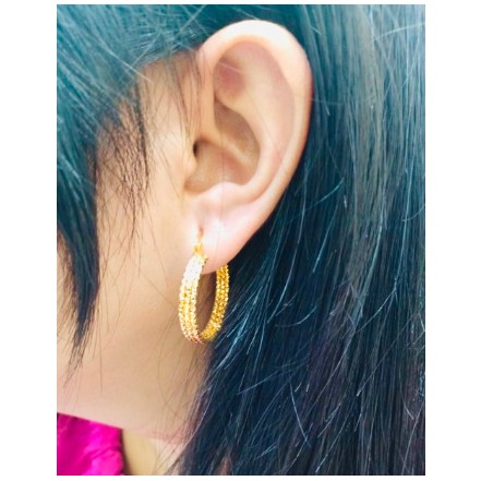 Anting wanita // anting gipsi dobel // anting rimg // anting bulat// perhiasan