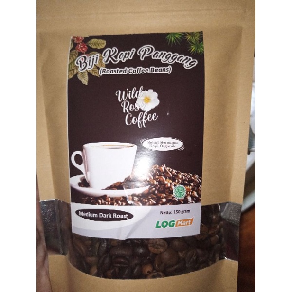 

biji kopi organik robusta panggang/kopi asli temanggung 150gr