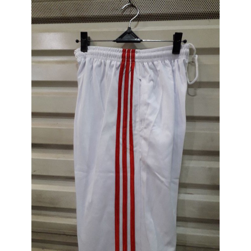 Celana training putih #celana training lis merah #celana olahraga M L XL XXL-5
