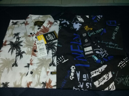 Kemeja Motif | Hem Murah | Kemeja Pendek Keren | Surfing | Hot Produk | Bisa Cod