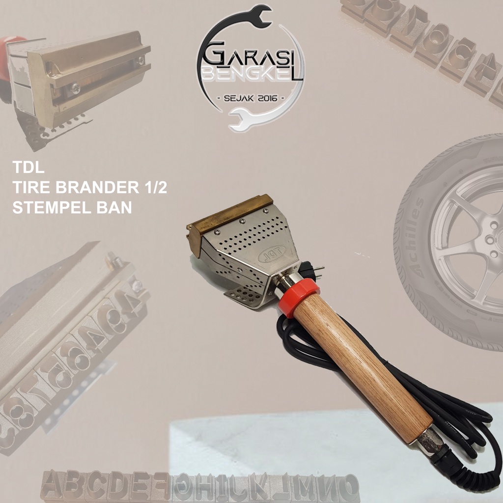 

Tire Brander (15672) Stempel Ban TDL