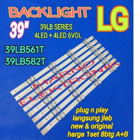LAMPU BL BACKLIGHT LED TV LG 39 INCH 39LB561T 39LB582T 40IN 30LB561 39LB582
