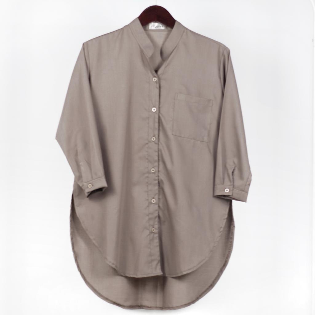 Kemeja Tunik Polos / Kemeja Wanita / Kemeja Polos / Kemeja Kerja / Bahan Toyobo-Milo