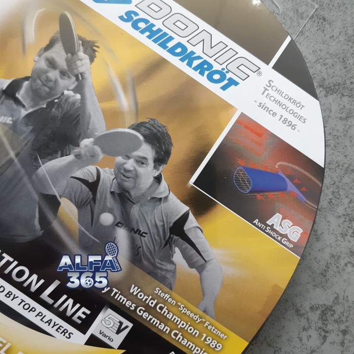 Dv02B Donic Schildkrot Sensation 500 Bat Bet Pingpong Tenis Meja Gr02G0R0