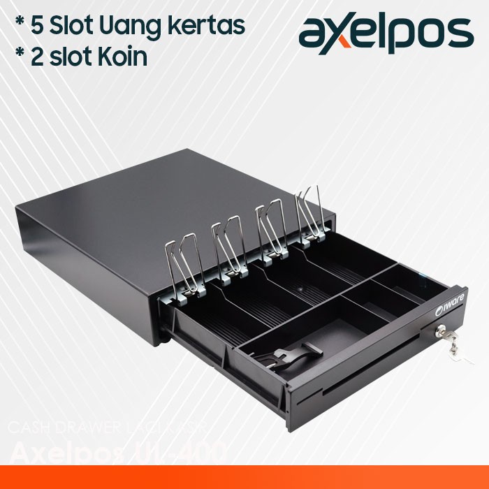 PAKET ALAT KASIR ANDROID PRINTER BLUETOOTH - CASH DRAWER 4 SLOT - FREE KERTAS THERMAL 5 ROLL