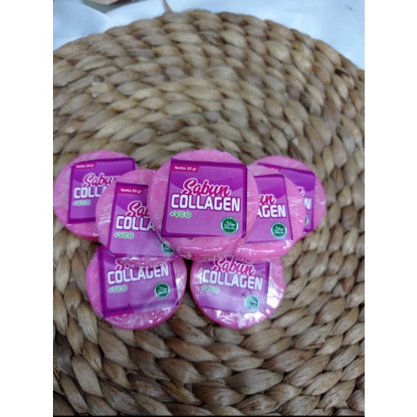 Sabun collagen pink + virgin coconut oil