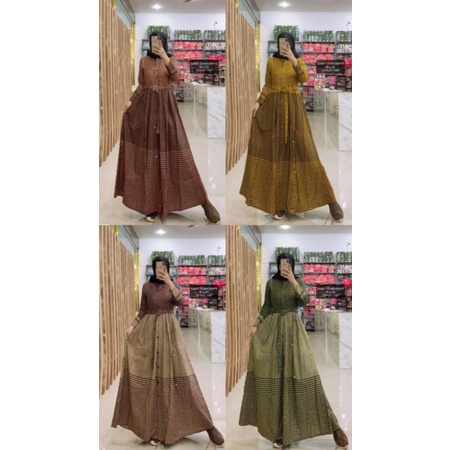 Gamis Inayah import / Gamis replika / Gamis inayah premium / Gamis wanita kekinian