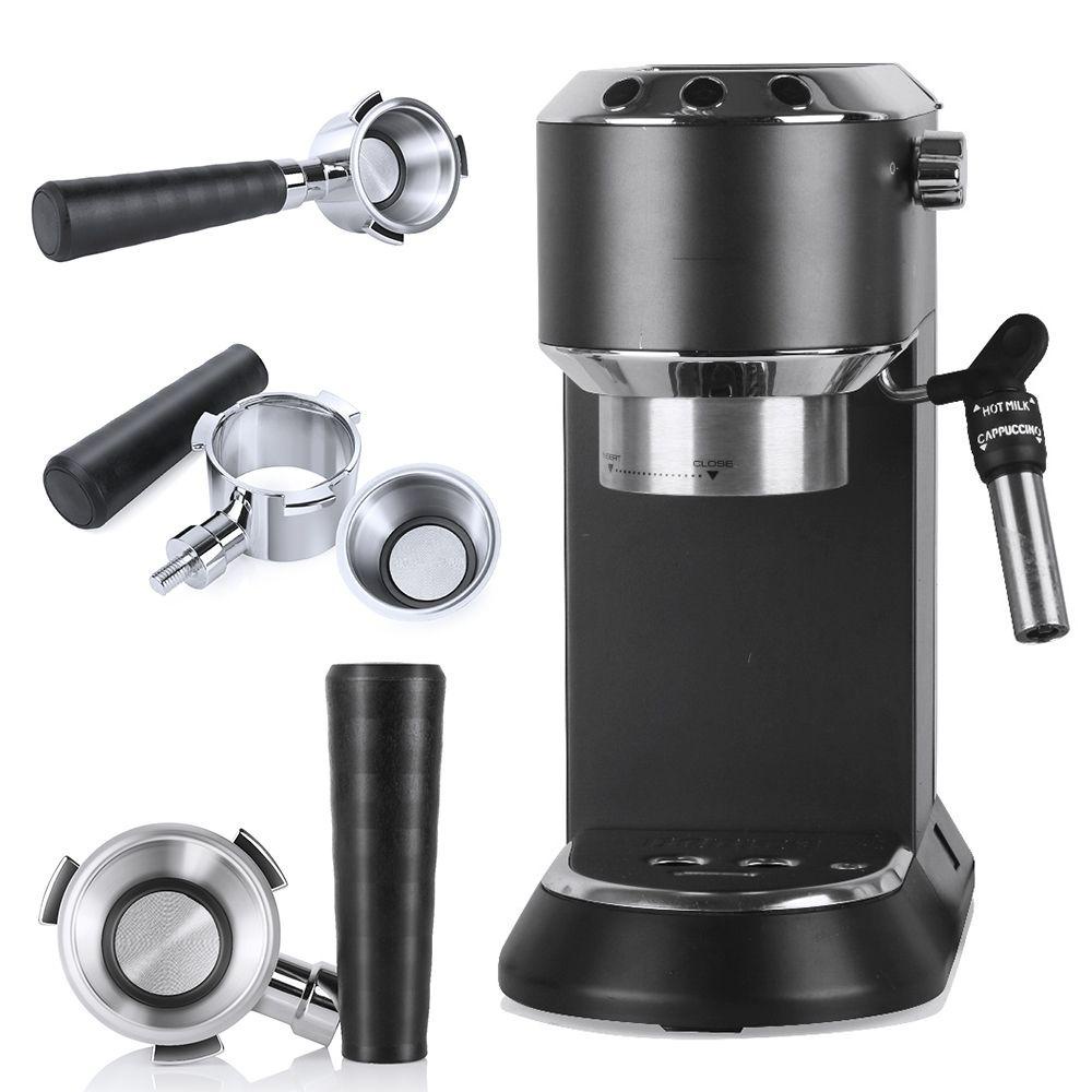 Solighter 51mm Portafilter Coffee Aksesoris Suku Cadang Pengganti Alat Kopi Delonghi 3telinga