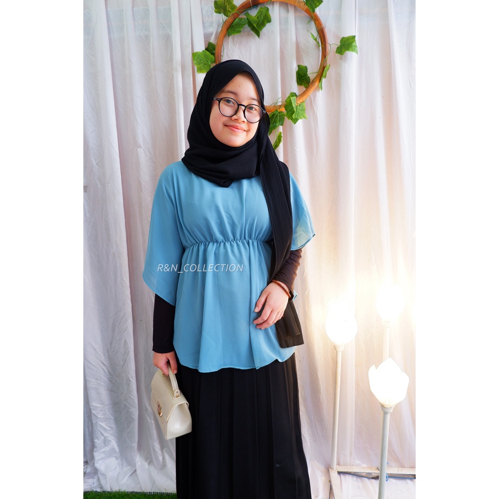 Nisa Outer Blouse / Blouse Terbaru / Bahan Ceruti Babydol / Blouse Outer Remaja / Nyaman Di Pakai