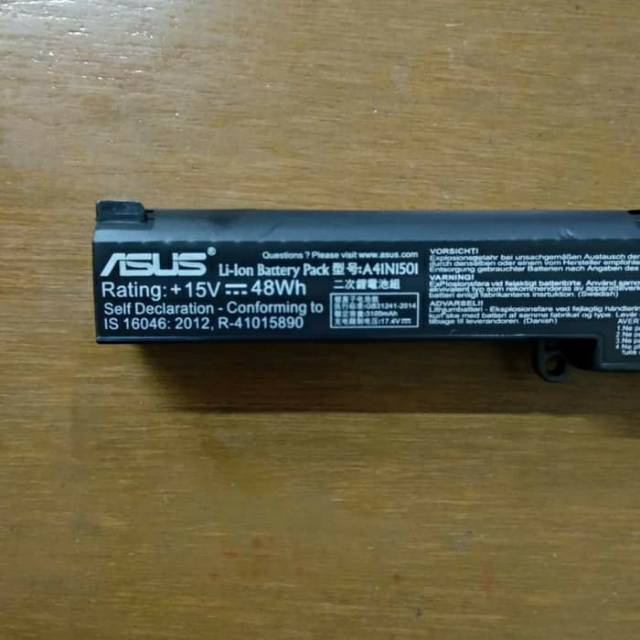 ORIGINAL BATERAI BATTERY ASUS ROG GL752VW G752VW N552V N552VX GL752 N552 N752 A41N1501