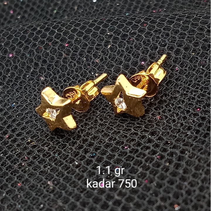 Anting Emas 17K - 1.1 gr Kadar 750 - 1137