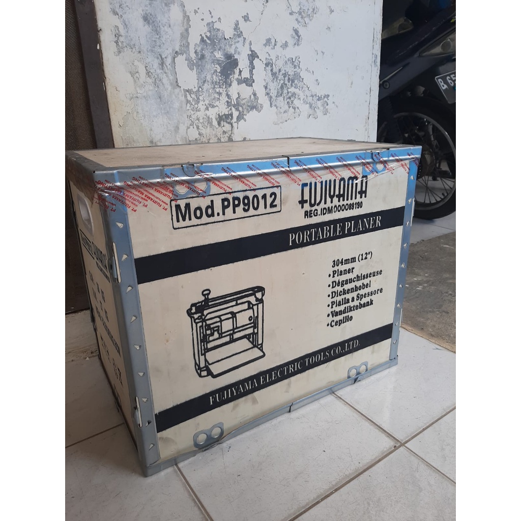 DIJAMIN BARANG ASLI !! Portable Table Bench Planer Duduk Meja Fujiyama PP9012 304mm