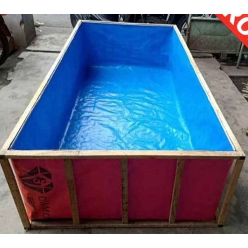 terpal kolam ikan  TYPE A5 KOREA 200×100×50