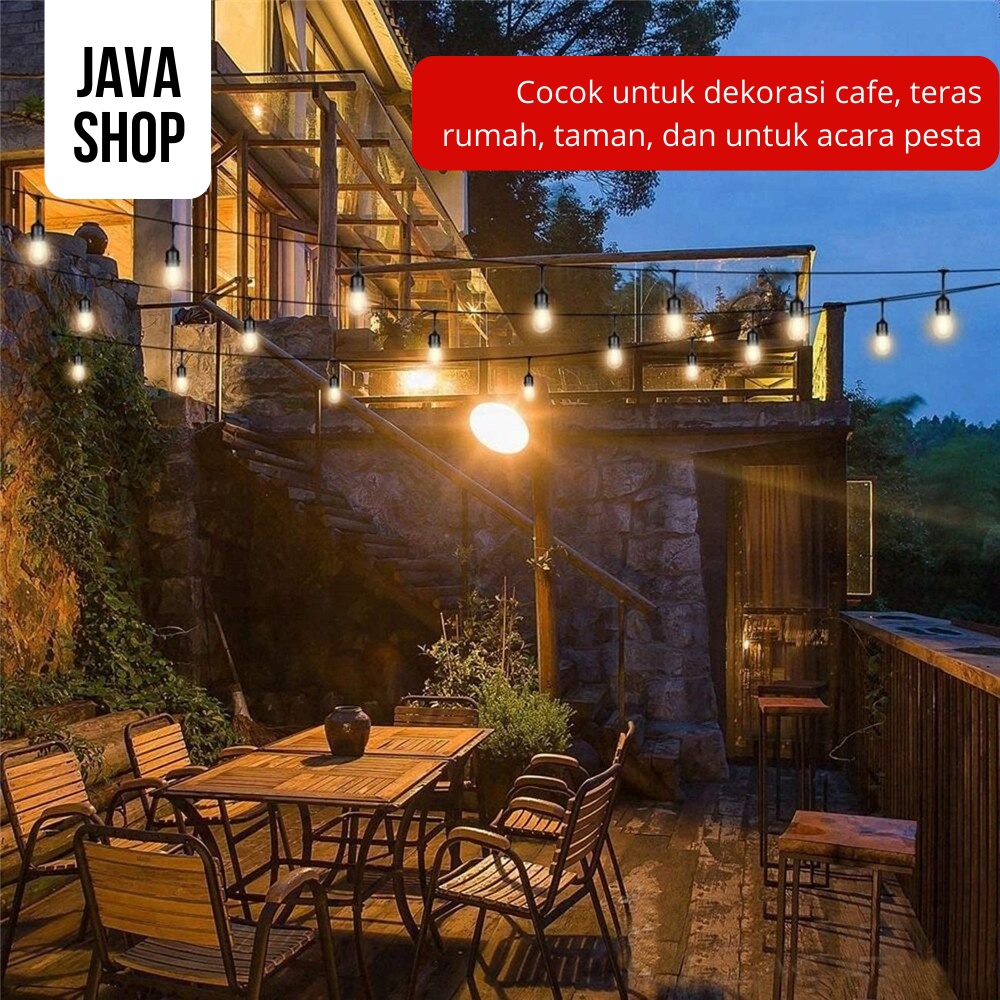 JAVASHOP Kabel Fitting Lampu Gantung Cafe Dekorasi Taman