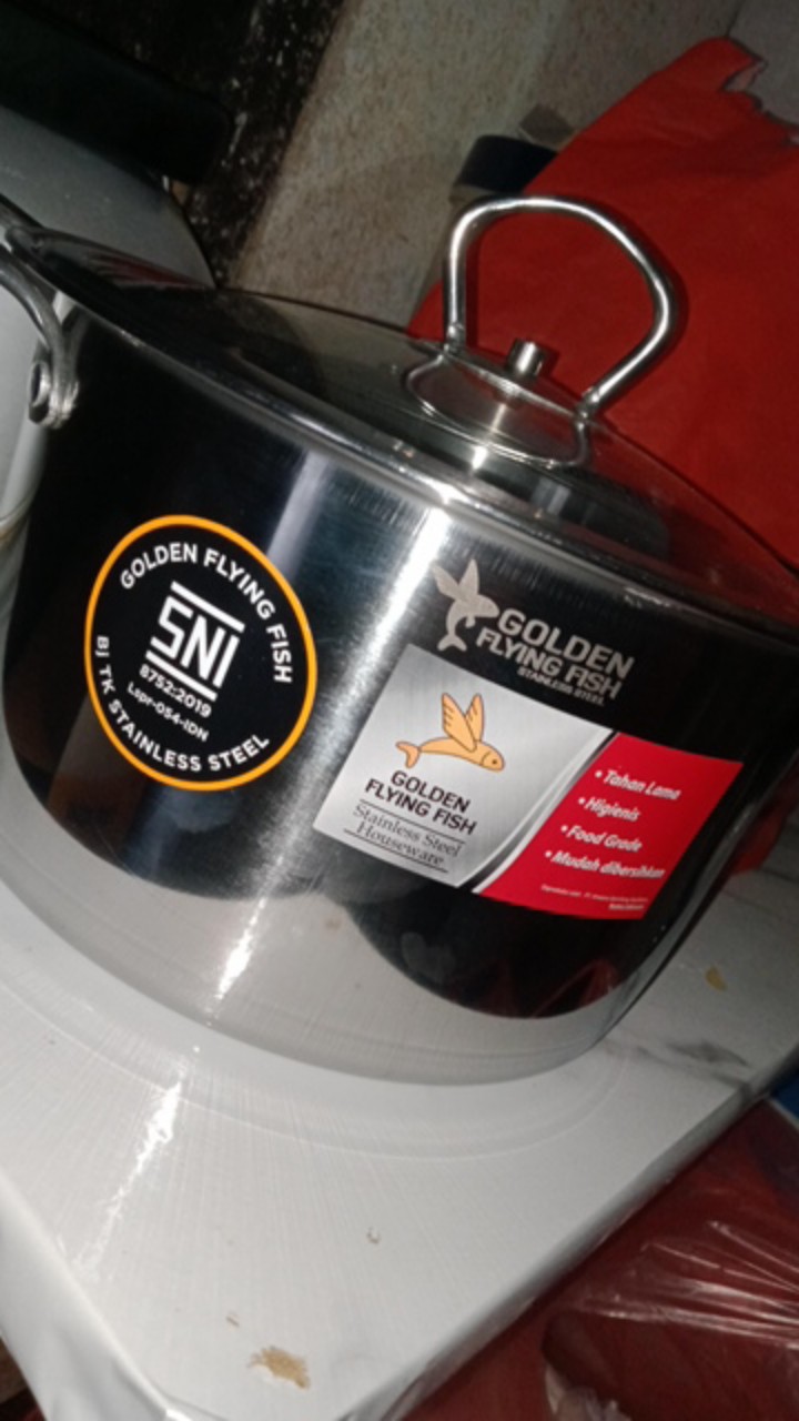 Spt0321 Panci Golden Flying Fish Stainless 21cm