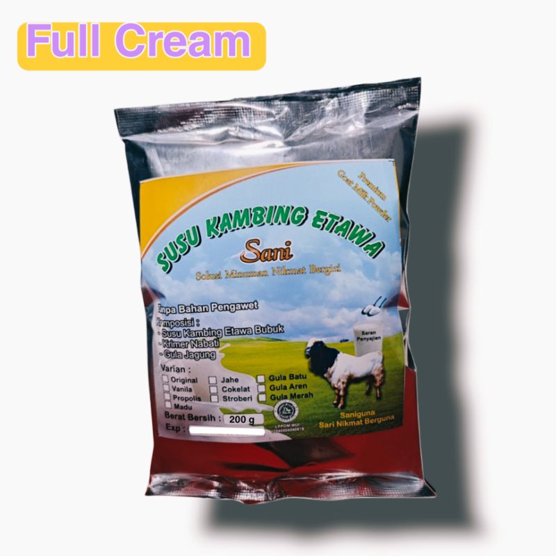 

Grosir susu kambing etawa 200g grade 3 almunium foil