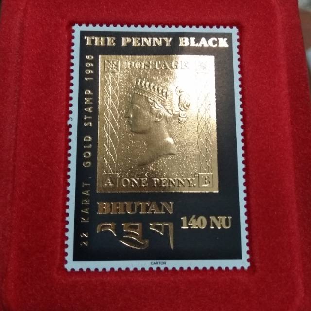 

Perangko gold 22 karat