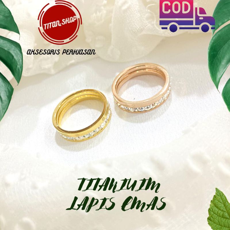 cincin 3 in 1 Cincin wanita Cincin Korea