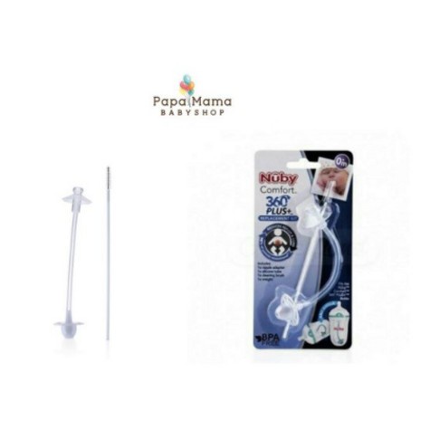 Nuby 1Pk Replacement Comfort Sedotan Botol Minum Nuby