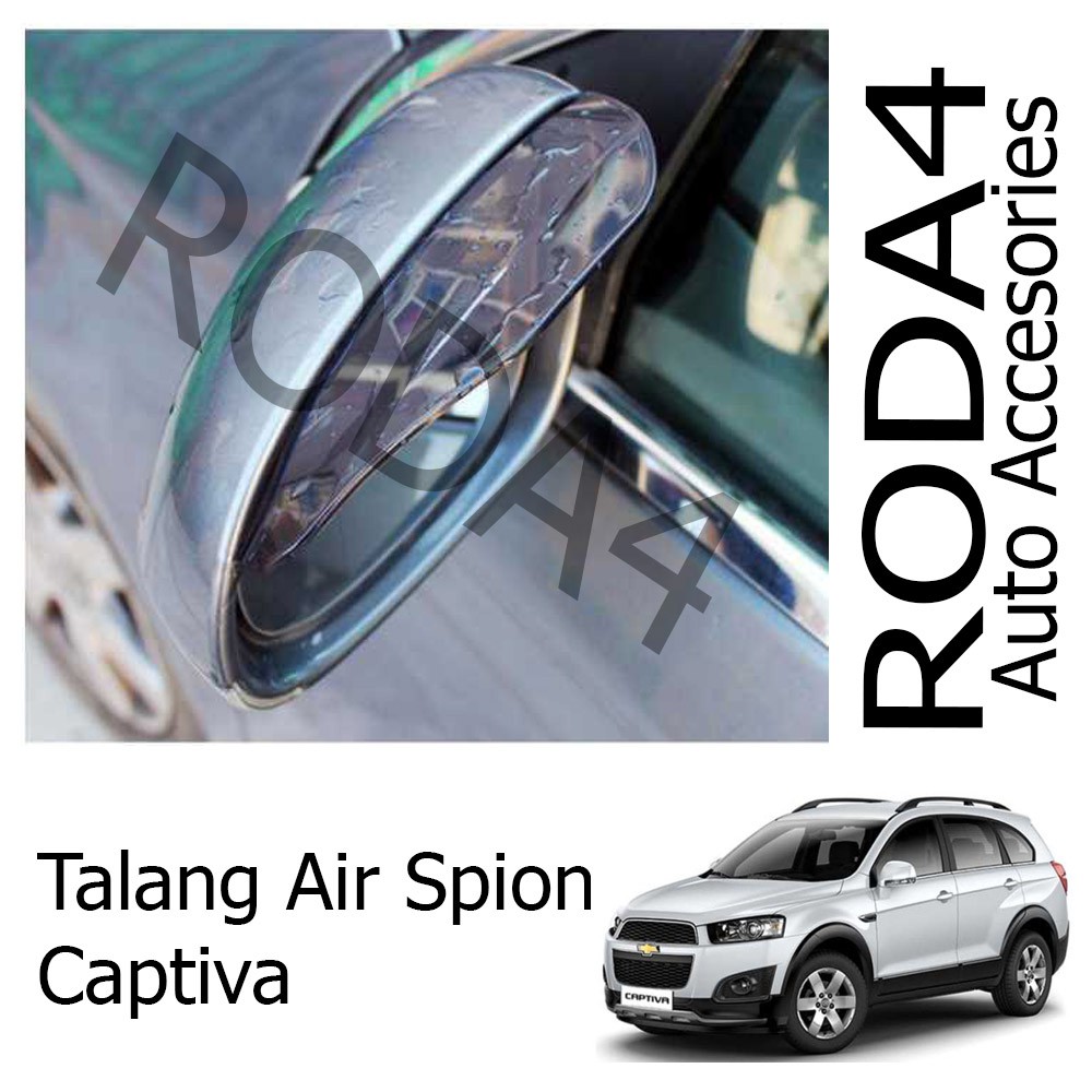 Talang Air / Mika Pelindung Spion Mobil dari Hujan (1 Set Isi 2) Captiva