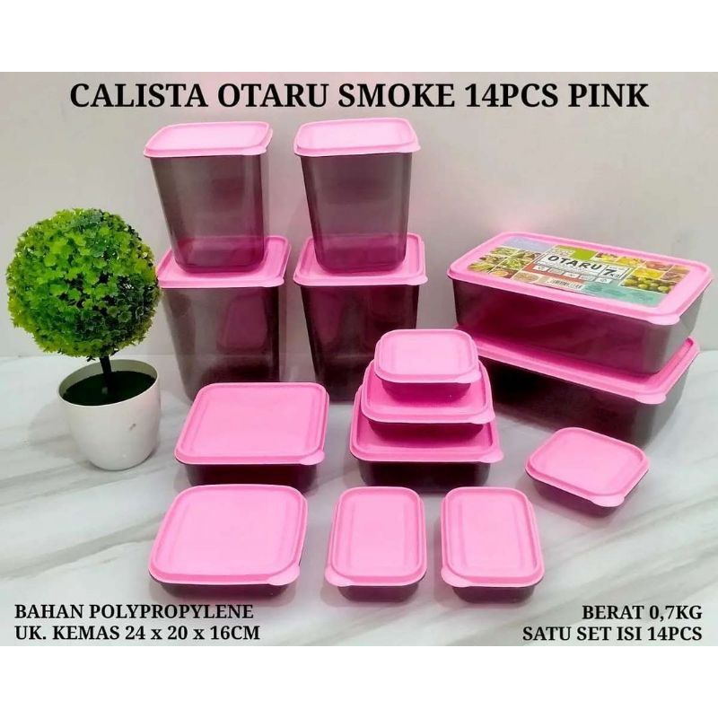 (CALISTA) TOPLES OTARU 14 SET/TEMPAT PENYIMPANAN MAKANAN