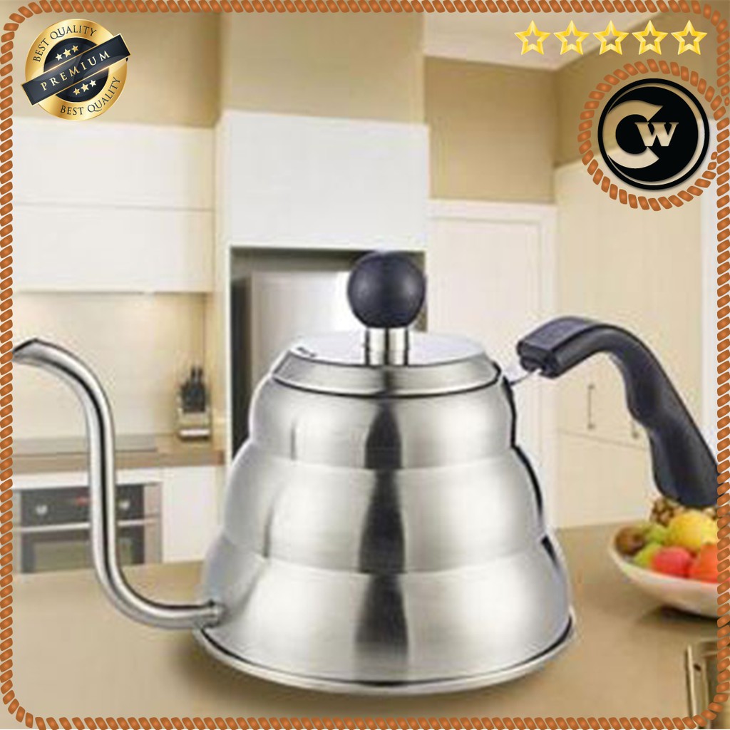 Gooseneck Kettle Teko Barista 1000ML Coffee Maker Pot V60 Drip Kettle