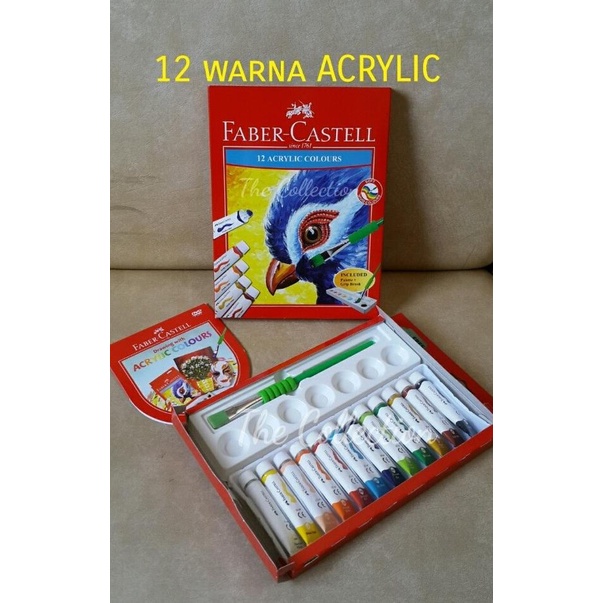 

SALE ATK0234FC Cat Acrylic 12 warna 572312 Faber Castel akrilik impasto art/CAT AKRILIK SET/CAT AKRILIK SET 24 WARNA/CAT AKRILIK PASTEL/CAT AIR/CAT AIR LUKIS SET/CAT AIR GIOTTO/KUAS LUKIS 1 SET/KUAS LUKIS KECIL/KUAS LUKIS LENGKAP/KANVAS LUKIS/KANVAS LUKIS