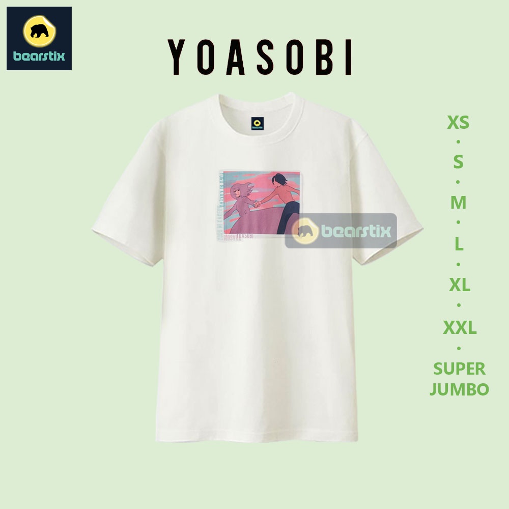 Kaos Distro Yoru Ni Kakeru - Tshirt Uniqlo X Yoasobi - UT TOP Japan Streetwear T-Shirt - BEARSTIX