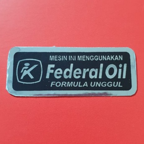 

Sticker / Striping / Lis body motor FEDERAL OIL model lama