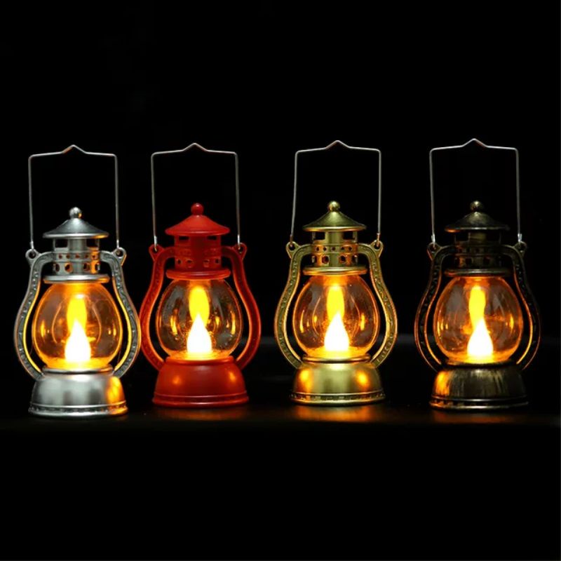 Lampu Lentera Led Gaya Retro Untuk Dekorasi Perayaan Hari Raya