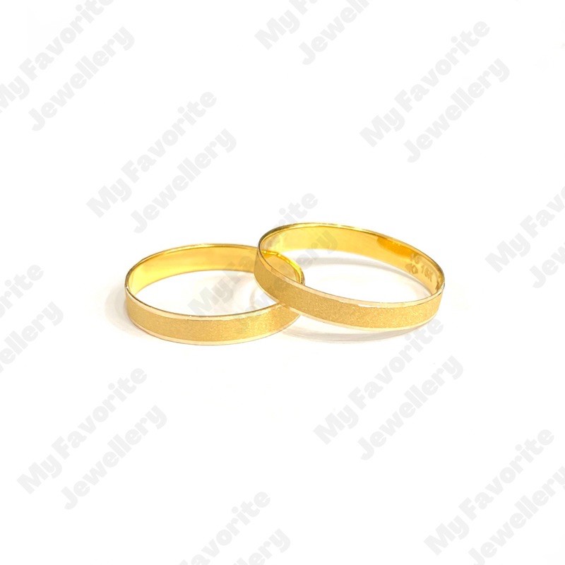 Cincin Polos Pasir Dove 1graman Emas Asli Kadar 700