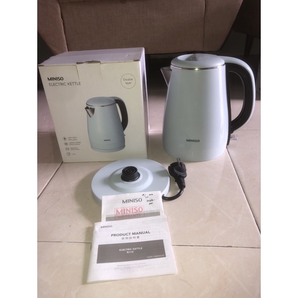 MINISO Electrik Kettle, Teko Listrik