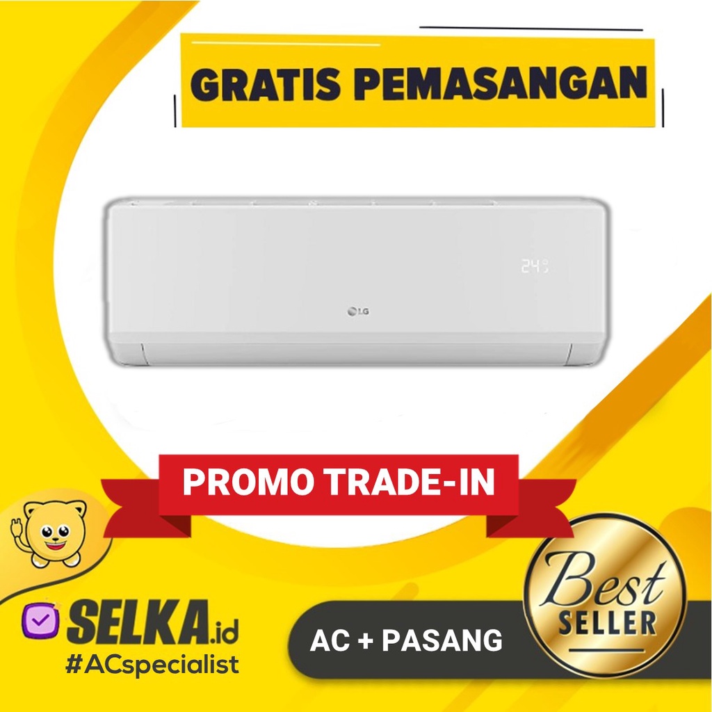 AC LG 05 TN4 AC Split 1/2 PK Hercules Nova + Pasang