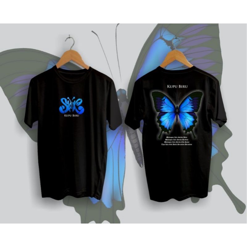 KAOS SLANK KUPU BIRU