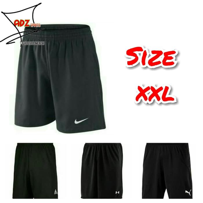 Celana pendek Bola hitam xxl