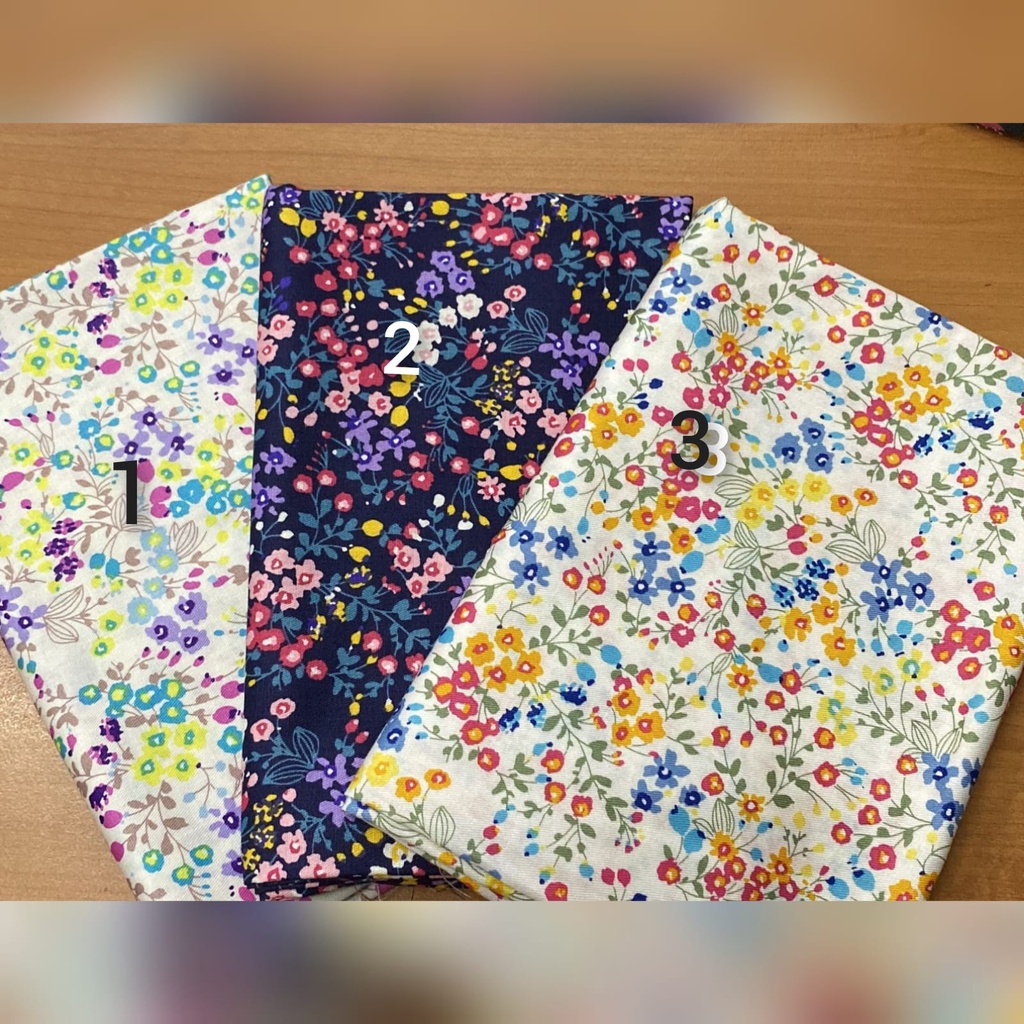 kain katun jepang harga persetengah meter/bahan katun original by tokai senko/bahan baju/bahan katun