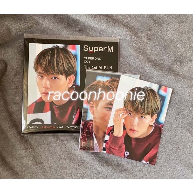 Lp Poster Signed Baekhyun Superm
