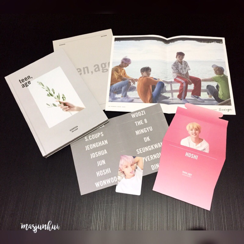 Seventeen Teen Age Album White ver. Unsealed Jun Hoshi