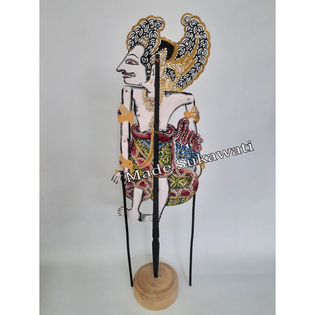 Kerajinan wayang kulit Arjuna rejuna ukir bali Hiasan Handmade