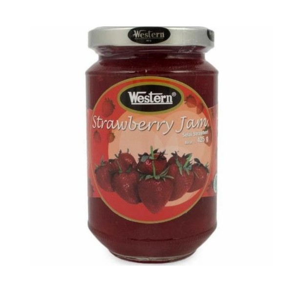 

Selai Western Strawberi Strawberry Jam 425 Gram