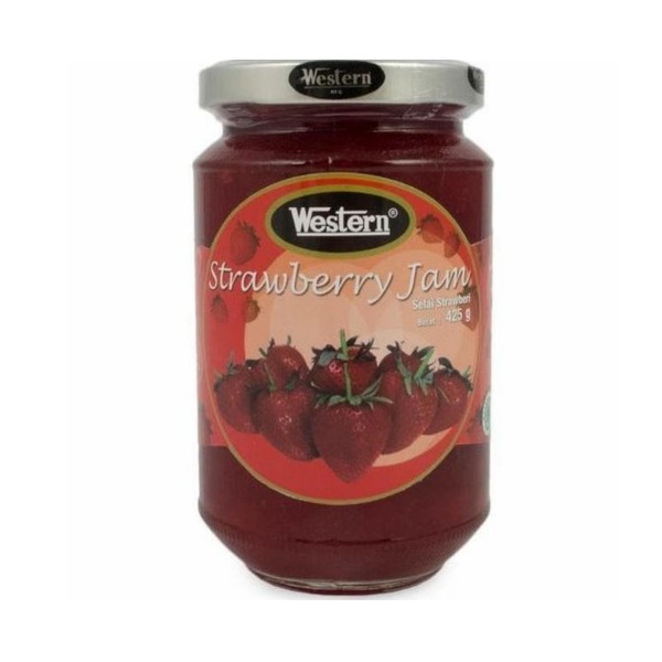 Selai Western Strawberi Strawberry Jam 425 Gram