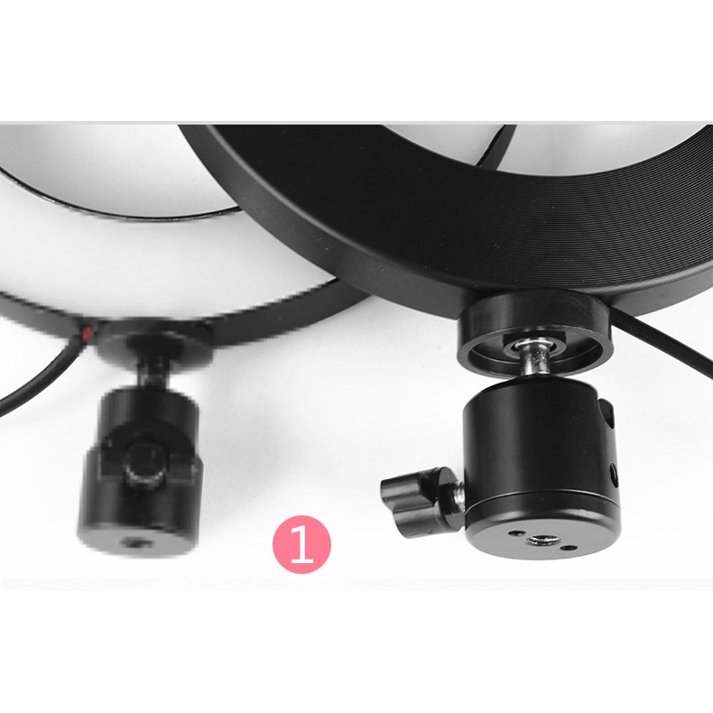 TaffSTUDIO Lampu Halo Ring LED Kamera 8W 6 Inch