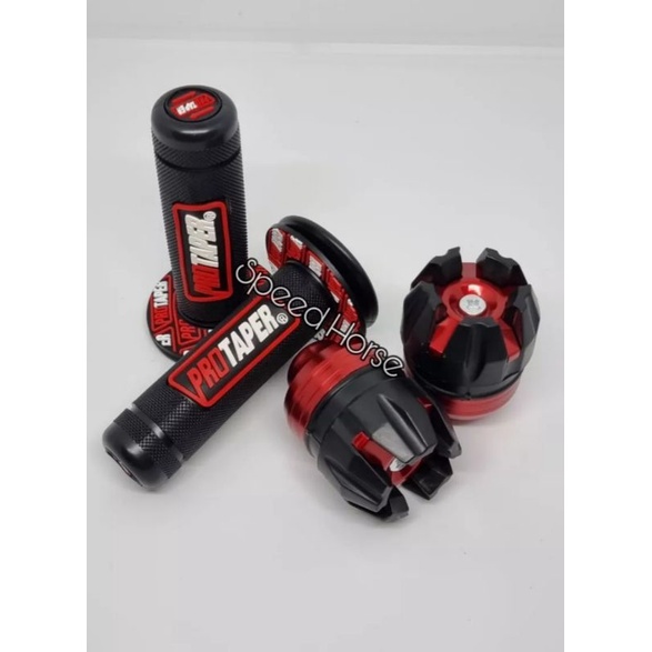 paket 2in1 Handgrip protaper +jalu as untuk semua motor  Universal