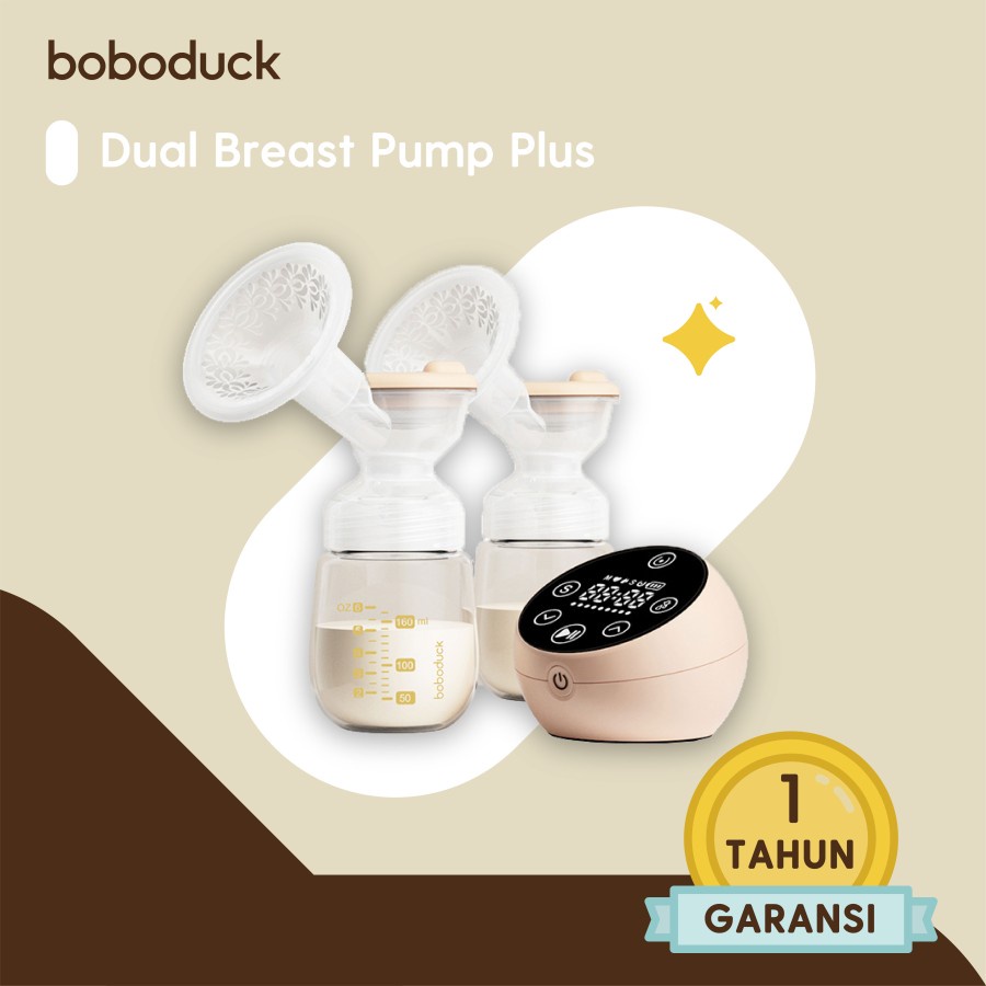 Boboduck Breast Pump Electric DOUBLE PRO Pompa ASI Dual Elektrik 9 Lvl