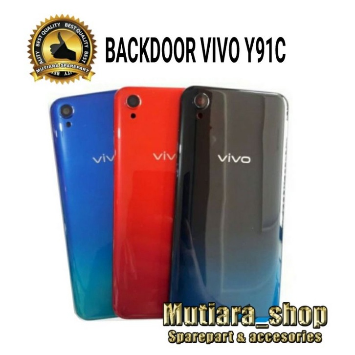 BACKDOOR / BACK COVER / CASING TUTUP BELAKANG VIVO Y91C