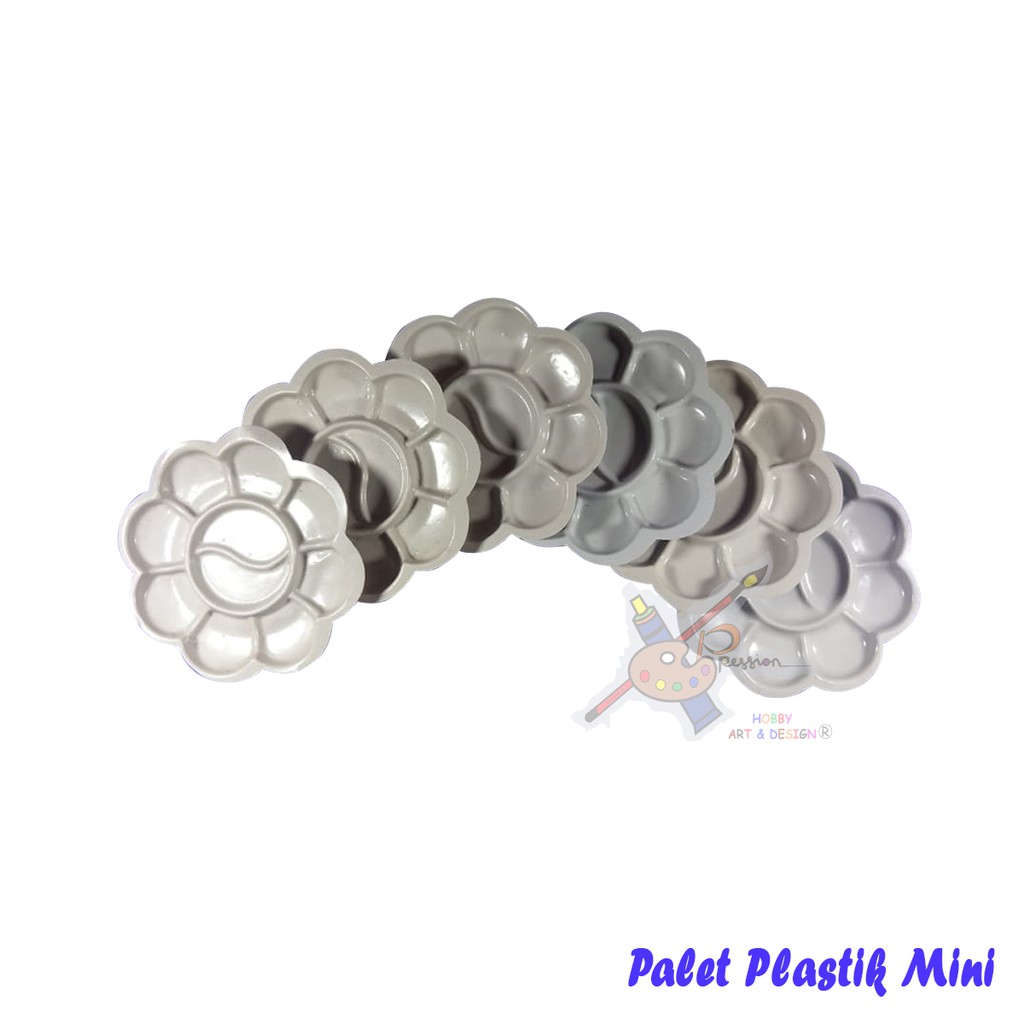 

PALET LUKIS MINI BERBAHAN PLASTIK MURAH MERIAH DIAMETER 9CM DARI MERK XPRESSION