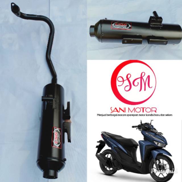 Knalpot Racing Vario Techno 125/150 All New Merk CSR Mberrr