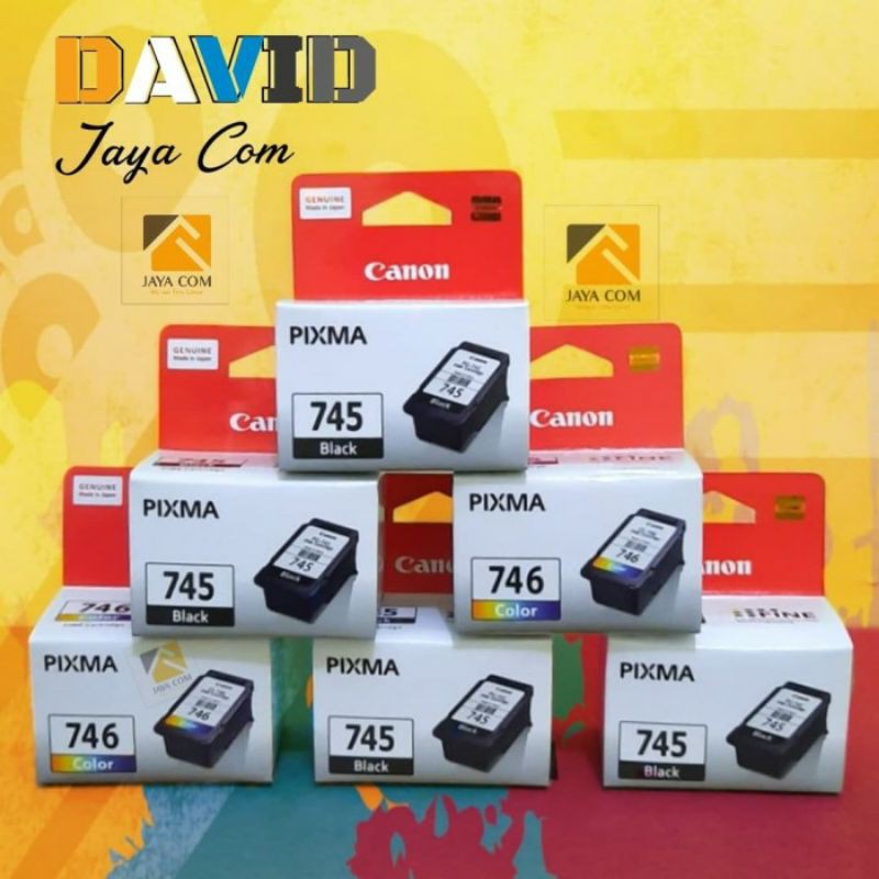 1 Paket Canon PG 745 dan CL 746 Original