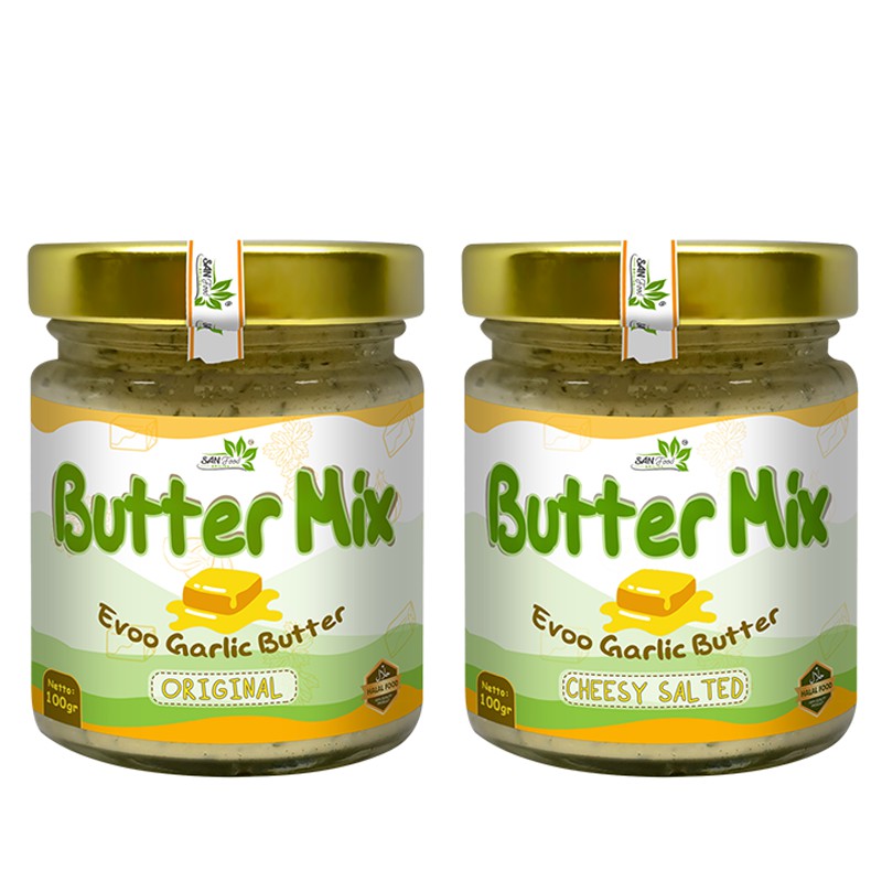 

Butter Mix Sanfood Butter Mix, Evoo & Garlic Butter Sanfood 100gr