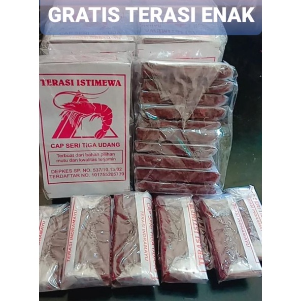 

TERASI MERAH ISTIMEWA 1 pcs 7 gram ENAK